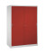 Werkstattschrank 2169-00, Stahl abschließbar, 5 OH, 160 x 195 x 60 cm, rot/lichtgrau