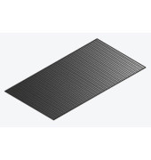 Riefengummimatte 8851-00, 45x93cm, rechteckig, für Innenbereich