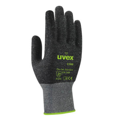 Schnittschutzhandschuhe C300 dry, High Performance Vinyl (HPV)- Noppen, anthrazit, Größe 10 / XL Schnittschutzhandschuhe C300 dry, High Performance Vinyl (HPV)- Noppen, anthrazit, Größe 10 / XL