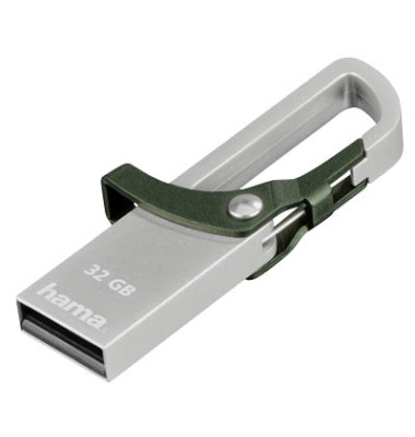 USB-Stick Hook-Style USB 2.0 silber/schwarz 32 GB