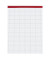 Briefblock 5155532, Lineatur 22 / kariert, A4, 80g, ohne , 50 Blatt