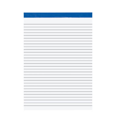 Briefblock 5155531, Lineatur 21 / liniert, A4, 80g, ohne , 50 Blatt Briefblock 5155531, Lineatur 21 / liniert, A4, 80g, ohne , 50 Blatt