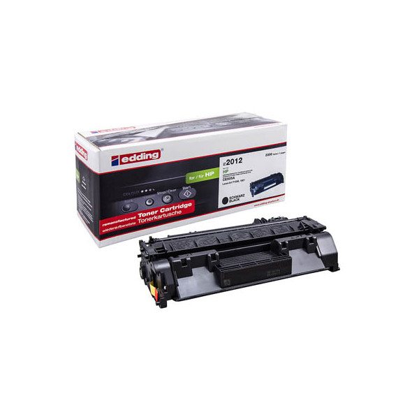 4004764955114 - edding EDD-2012  schwarz Toner kompatibel zu HP 05A  Canon  719(CE505A   3479B002AA)