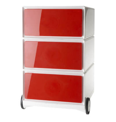 Rollcontainer rot/weiß EBGHX3.18