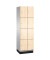 Schließfachschrank Cambio 45103-20, Metall, 2 Abteile mit 8 Fächern, abschließbar, 60x198cm (BxH), birke