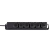 6-fach Steckdosenleiste schwarz 1159970
