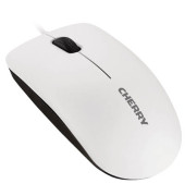 PC-Maus MC 1000 JM-0800-0, 3 Tasten, mit Kabel, USB-Kabel, optisch, weiß