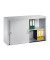 Schiebet&uuml;renschrank C 2000 Acurado 572300S10102, abschlie&szlig;bar, 2x2 OH, lichtgrau, 120x72x40cm (BxHxT)