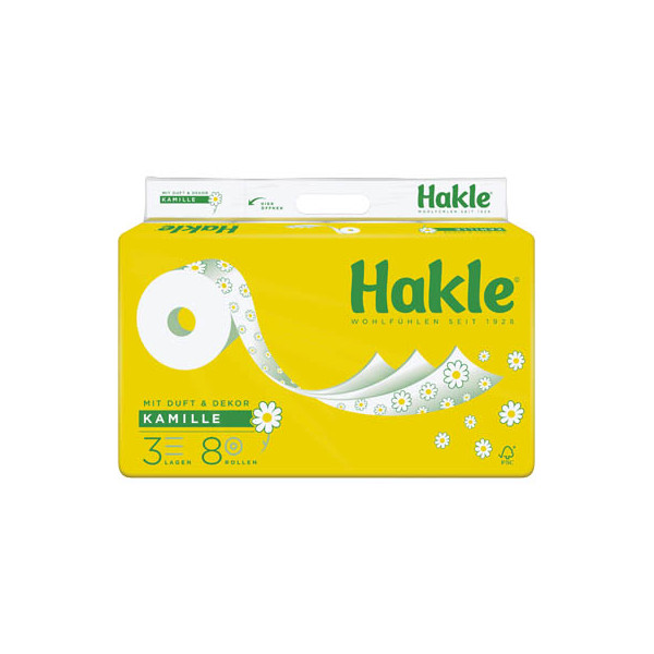 Hakle Toilettenpapier Kamille 382574 3-lagig - Bürobedarf Thüringen