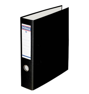 Doppelordner Postscheckordner 330079023, 2x A5 quer 75mm breit Kunststoff vollfarbig schwarz