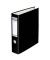 Doppelordner Postscheckordner 330079023, 2x A5 quer 75mm breit Kunststoff vollfarbig schwarz