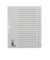 Kartonregister 1220-30-85, 20-teilig blanko, A4+, 100 g/m&sup2;, graue Taben, 20-teilig
