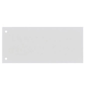 Trennstreifen 330101000 DONAU weiß 190g gelocht 23,5x10,5cm