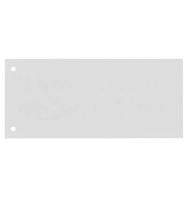 Trennstreifen 330101000 DONAU weiß 190g gelocht 23,5x10,5cm