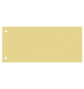 Trennstreifen 330101008 DONAU gelb 190g gelocht 23,5x10,5cm