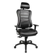Bürostuhl Head Point RS, schwarz / schwarz, bis 110kg