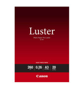 Fotopapier LU-101 Pro Luster 6211B007, A3, für Inkjet, 260g weiß hochglänzend einseitig bedruckbar