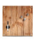Glas-Magnetboard 11650, 40x40cm, braun, Design Wood