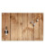 Glas-Magnetboard 11651, 60x40cm, braun, Design Wood