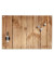 Glas-Magnetboard 11651, 60x40cm, braun, Design Wood