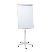 Flipchart Team, 96003-11893, 68x99cm, grau, mit Rollen, mit 2 Seitenarmen