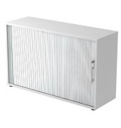 Aktenschrank V1732S/W/S/RE, abschlie&szlig;bar, 2 OH, silber/wei&szlig;, 120x74,8x40cm (BxHxT)