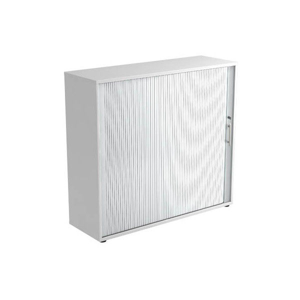 4032062151655 - Aktenschrank BETA V1733S W S RE Kunststoff Holz abschließbar 3 OH 120 x 110 x 40 cm silber weiß 4032062151655 Hammerbacher