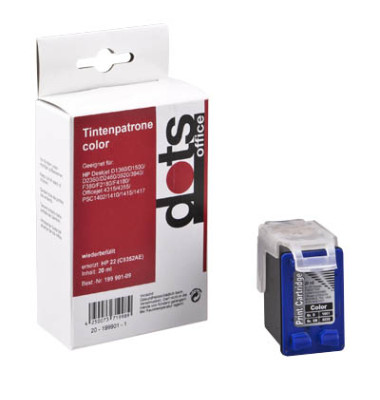 Druckerpatrone SparPack color ersetzt HP 22