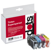 Druckerpatrone 1712,0005-DOTS kompatibel zu HP 364XL, Multipack, schwarz, cyan, magenta, gelb