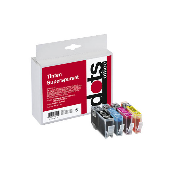 4250073720114 - Druckerpatrone 17120005-DOTS kompatibel zu HP 364XL Multipack schwarz cyan magenta gelb 4250073720114 Dots 4250073720114 - Druckerpatrone 17120005-DOTS kompatibel zu HP 364XL Multipack schwarz cyan magenta gelb 4250073720114 Dots