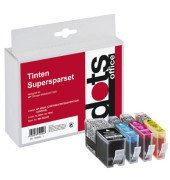 Druckerpatrone 1717,0055-DOTS kompatibel zu HP 920XL, Multipack, schwarz, cyan, magenta, gelb