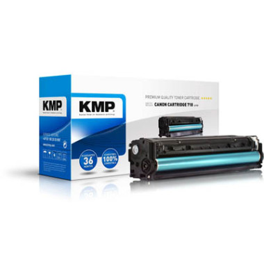 Toner C-T19 1218,1000 (kompatibel zu Canon 718BK), schwarz, ca. 3400 Seiten