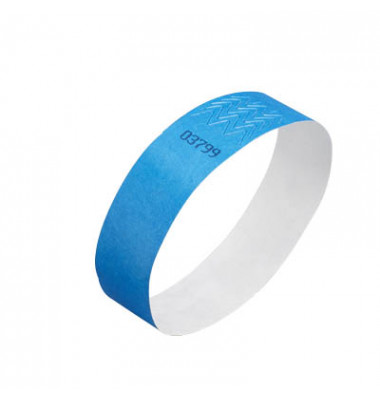 100 Eintrittsbänder blau 170107