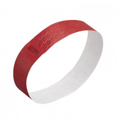 100 Eintrittsbänder rot 170104