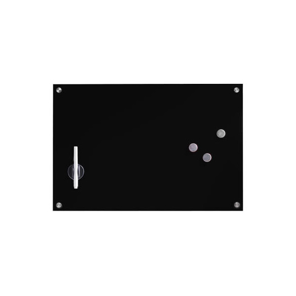 4003368116617 - Glas-Magnettafeln Glas-Memoboard schwarz 60x40cm 600 x 400 cm bruchfestes Glas Rückseite Metall Schwarz 4003368116617 - Glas-Magnettafeln Glas-Memoboard schwarz 60x40cm 600 x 400 cm bruchfestes Glas Rückseite Metall Schwarz