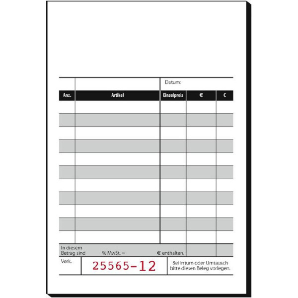 4004360840937 - SIGEL Kassenformulare Kassenblock mit Additionsblatt mit fortlaufenden Nummern Kassenblock Mit Additionsblatt KC621 10 4004360840937 - SIGEL Kassenformulare Kassenblock mit Additionsblatt mit fortlaufenden Nummern Kassenblock Mit Additionsblatt KC621 10