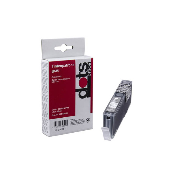 4250073723023 - Druckerpatrone 15190041-DOTS kompatibel zu Canon CLI-551 XL GY grau 4250073723023 Dots 4250073723023 - Druckerpatrone 15190041-DOTS kompatibel zu Canon CLI-551 XL GY grau 4250073723023 Dots