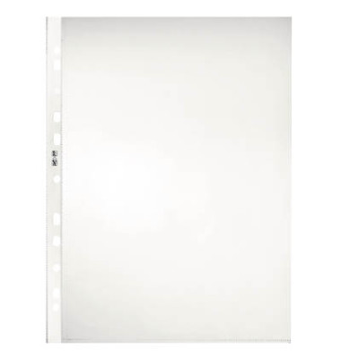 Prospekthüllen 268219 Standard, A4 transparent genarbt, oben offen, 0,08mm