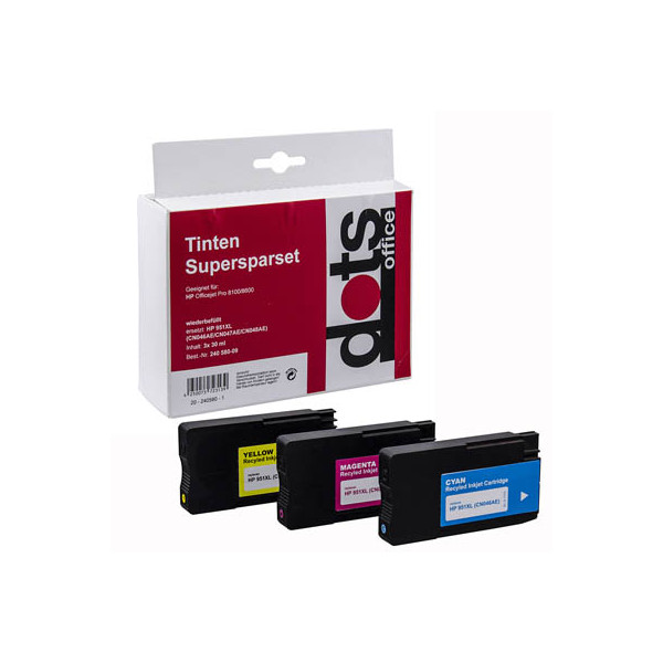 4250073723139 - Druckerpatrone 17234050-DOTS kompatibel zu HP 951XL Multipack cyan magenta gelb 4250073723139 Dots 4250073723139 - Druckerpatrone 17234050-DOTS kompatibel zu HP 951XL Multipack cyan magenta gelb 4250073723139 Dots