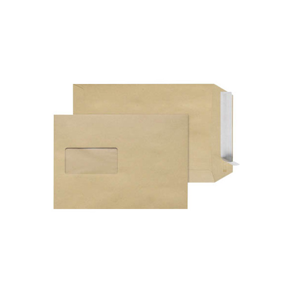 4255704300901 - Versandtaschen 4605PR C5 mit Fenster ohne Falte-Falte haftklebend 90g braun 4255704300901 500 Stück 4255704300901 - Versandtaschen 4605PR C5 mit Fenster ohne Falte-Falte haftklebend 90g braun 4255704300901 500 Stück