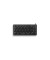 PC-Tastatur G84-4100LCMDE-2, mit Kabel (USB-PS2), klein, mechanische Tasten, ultraflach, Sondertasten, schwarz