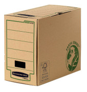 Archivbox Bankers Box  Earth Series A4+ 4473202, A4, braun, innen 33x14,7x25cm (TxBxH), Karton