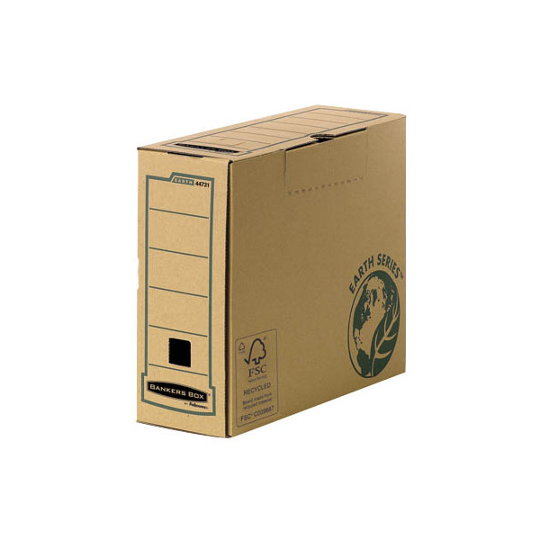 0043859707980 - Archivbox Bankers Box  Earth Series A4+ 4473102 A4 braun innen 25x97x33cm (TxBxH) Karton 0043859707980 20 Stück