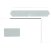 Versandtaschen 30015978, C5, mit Fenster, haftklebend, lange Seite offen, 100g, weiß