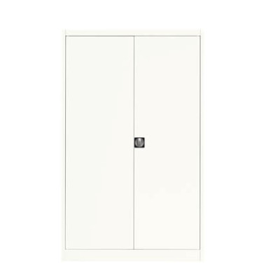 Aktenschrank entero BF6 - 12 - 9010/9010, Stahl abschließbar, 5 OH, 120 x 195 x 60 cm, weiß
