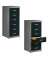 Karteischrank anthrazit/alu 6 Schubladen BVB365K2 9006/7016