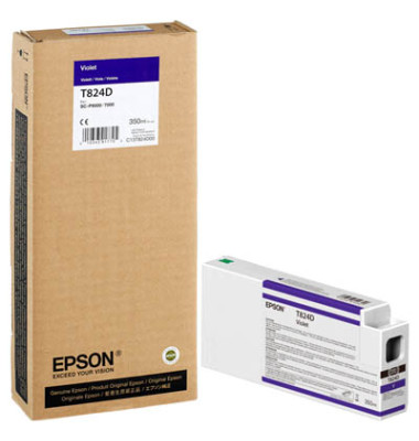 T824D violet Druckerpatrone C13T824D00