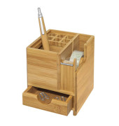 Schreibtisch-Organizer Bambus braun 611707