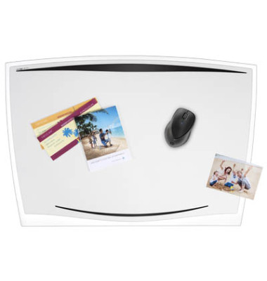 Schreibunterlage Ice Black 1007700711 transparent/schwarz 64,2x43,8cm