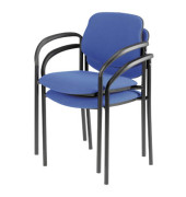 Besucherstühle blau STYL 4L-ARM-BL C6 GB 2ER